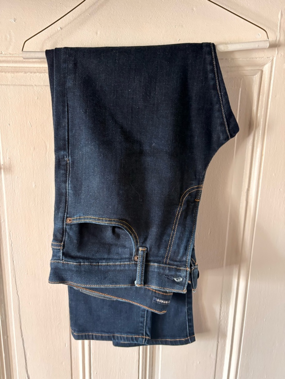 Lucky Brand Men's Straight Dark Blue Denim Jeans